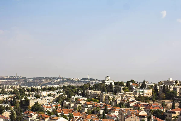 View of Jerusalem. Panorama, beautiful view of the old city — Stock Photo, Image