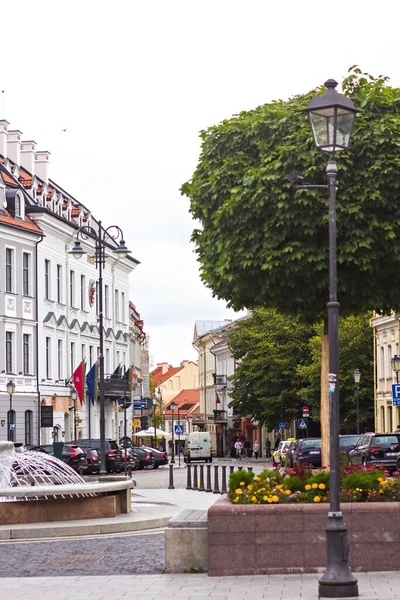 Vilnius Lithuania July 2019 Ancient Streets Vilnius City Old European — Stock Photo, Image