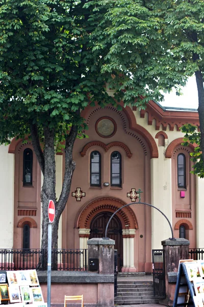 Vilnius Lithuania July 2019 Ancient Streets Vilnius City Old European — Stock Photo, Image