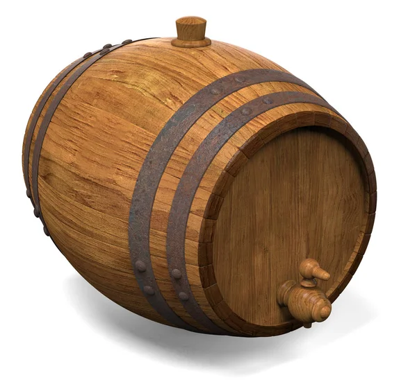 Wooden barrel — Stock Photo, Image