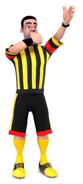 Football referee — Stock Photo, Image