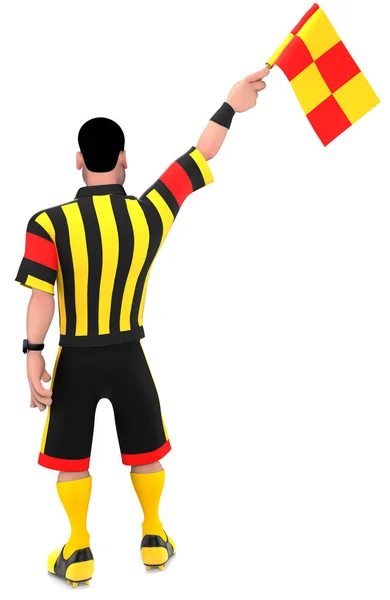 Football referee — Stock Photo, Image