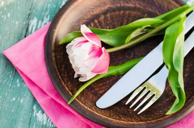 Festival tablo kümesi için anneler günü veya doğum günü.