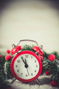 Noel ve yeni yıl saati