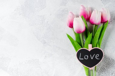 Sevgililer günü veya doğum günü için tatil Kartpostalı.