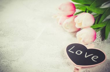 Sevgililer günü veya doğum günü için tatil Kartpostalı.