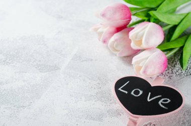 Sevgililer günü veya doğum günü için tatil Kartpostalı.