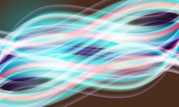 Vektor abstrakter Hintergrund und magische Wellen — Stockvektor