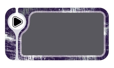 Metin çerçevesi için metin ve oyun sembolünüz çizikler ile