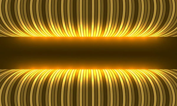 Абстрактный футуристический векторный фон и желтые линии — стоковый вектор
