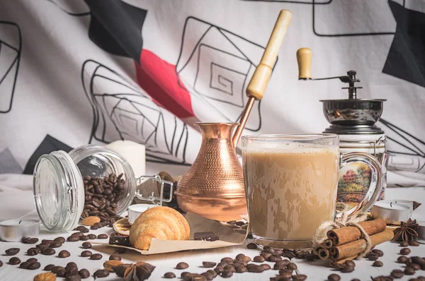 La vue sur le café le jour de la Saint-Valentin — Photo