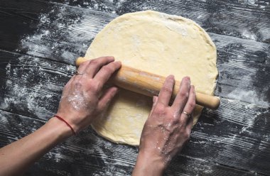 pizza hamuru haddeleme