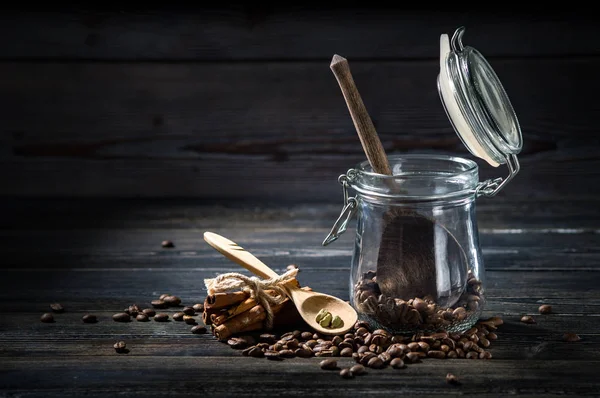 Conjunto para preparar café em Turku — Fotografia de Stock