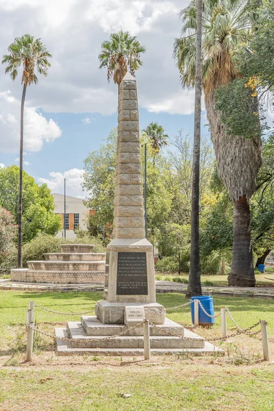 Monumentet i Middelburg hedra medborgare sjunkit i Anglo-Boer W — Stockfoto