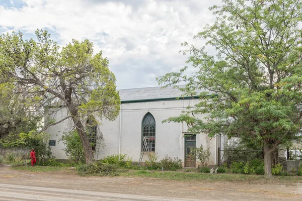 Antiguo salón de la iglesia reformada holandesa en Nieu-Bethesda — Foto de Stock