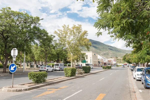 Escena callejera en Graaff Reinet — Foto de Stock