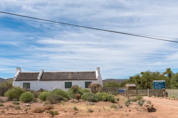 Entrada a la reserva natural de Vrolijkheid cerca de McGregor — Foto de Stock