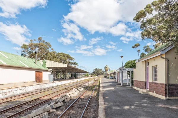 Estação ferroviária em Botrivier — Fotografia de Stock