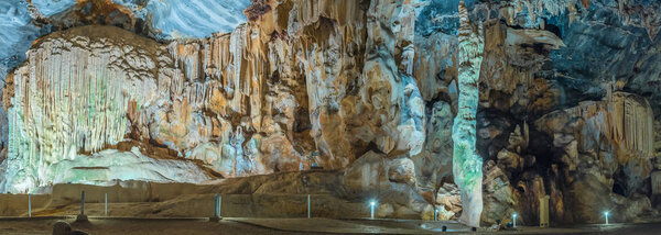 Panorama of Van Zyl Hall in the Cango Caves