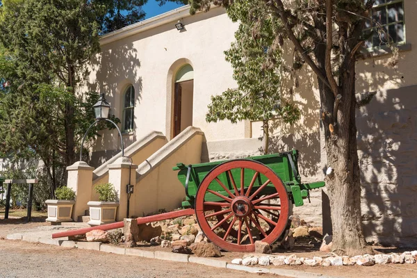Horse or ox drawn cart in Matjiesfontein — Stock Photo, Image