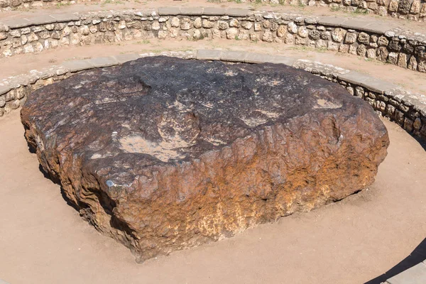 Hoba-meteoriet in Namibië, de grootste bekende meteoriet op aarde — Stockfoto