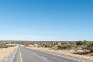 N8-yol Campbell, Northern Cape Province geçiyor