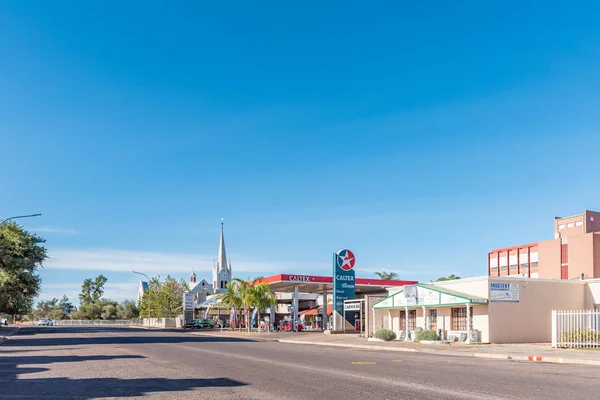 Late afternoon street scene in Upington — Stock Photo, Image