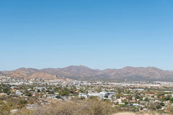 Vista de las partes meridionales de Windhoek — Foto de Stock