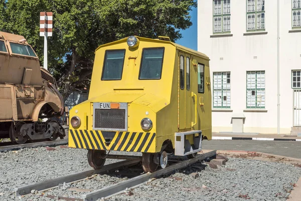 Demiryolu parça muayene arabaya Windhoek — Stok fotoğraf