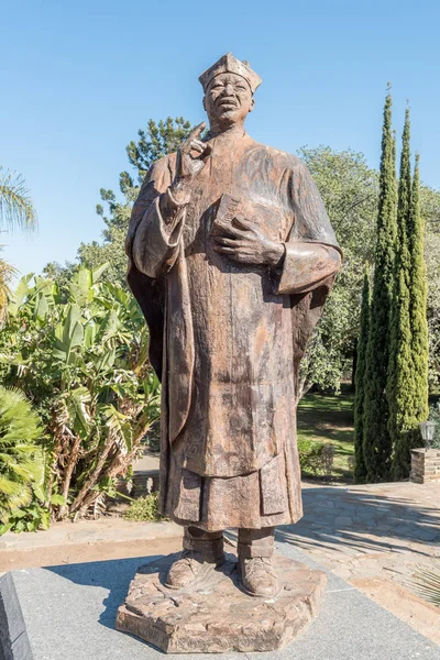 Statue von Reverend Theofelos hamutumbangela im Tintenpalast, — Stockfoto