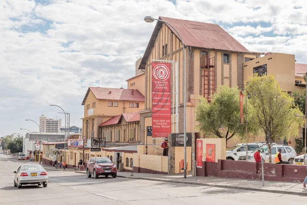 Centro de artesanato da Namíbia no complexo de cervejarias antigas em Windhoek — Fotografia de Stock