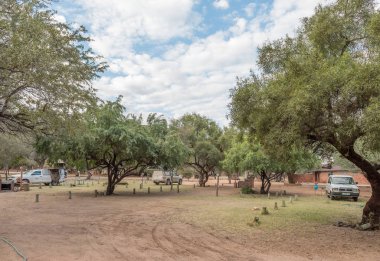 Kamp siteleri içinde Waterberg Dağı Yaylası Milli Parkı