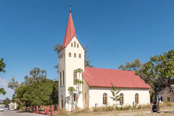 Αγγειοπλάστες σπίτι εκκλησία στο Grootfontein — Φωτογραφία Αρχείου