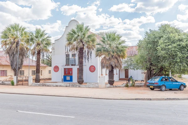 Iglesia Cristiana Iluminada en Tsumeb — Foto de Stock