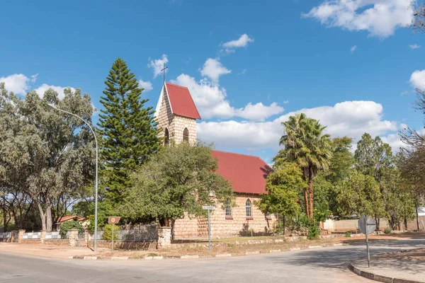 De Jeremia-Evangelisch-Lutherse kerk in Tsumeb — Stockfoto