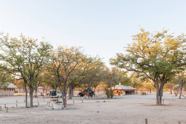 Halali dinlenme kampında kamp siteleri 