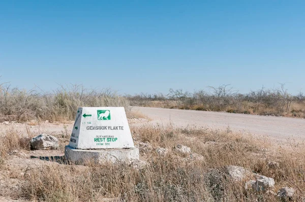 Tipik yön işareti etkin ulusal Park'ta sonrası