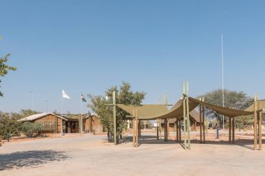 Park alanı ve ofislerine Olifantsrus dinlenme kampında