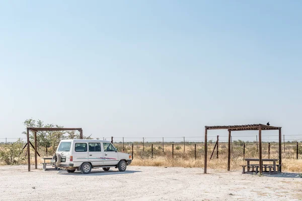 Picknick plek tussen Okaukeujo en Olifantsrus — Stockfoto