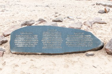 Anıt taş Diogo Cao Cape Cros, için