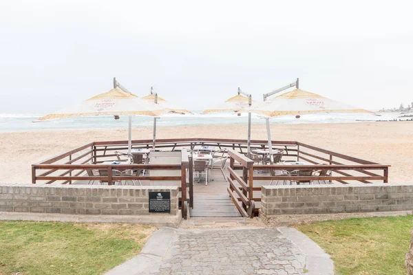 Outdoor section of a restaurant at the Molen in Swakopmund — Stock Photo, Image