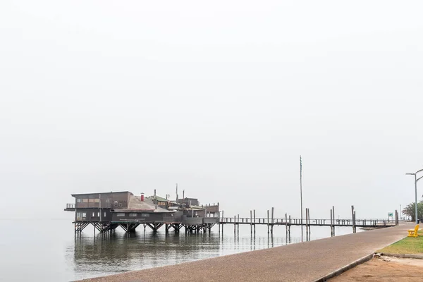 Raft Restaurant on the lagoon in Walvis Bay — Stock Photo, Image