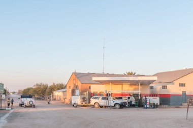 Aroab gün batımı sokak sahne