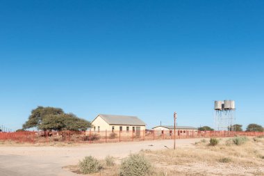 Schmidtsfrift içinde kırık pencere eşiği ile binalar