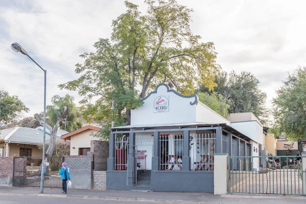 Escena callejera con restaurante en Keimoes — Foto de Stock