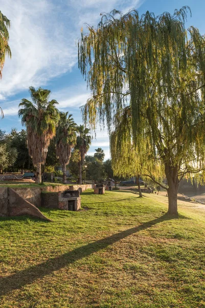 Tatil turuncu nehre Upington, Güneş doğarken