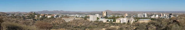 Panorama del distrito central de negocios de Windhoek — Foto de Stock