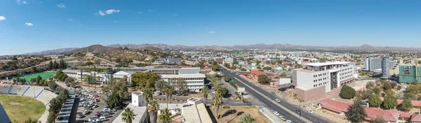 Windhoek Güney bölgelerinde havadan Panoraması — Stok fotoğraf