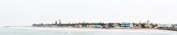 Panorama of Swakopmund as seen from the historic jetty — Stock Photo, Image