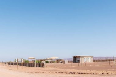 Kamp siteleri ve Springbokwasser, bir abdest bloğu